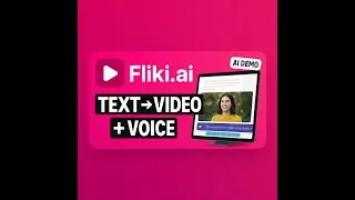 Fliki ai video generator  Effortless AI Text‑to‑Video Voice Cloning!