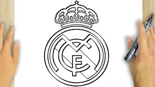 HOW TO DRAW THE REAL MADRID SHIELD
