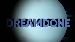 Ident anim&eacute; DREAMDONE (marque fictive de studio de cin&eacute;ma)