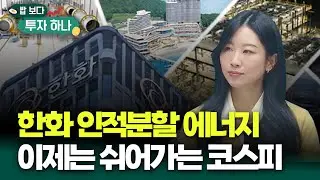 한화의 상승 에너지와 여전히 코스피는 시가상위 종목이 이끌고 있다 | 김문정, 빈센트, 편다송 [밥 보다 투자 하나]