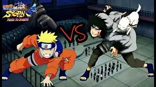 Naruto Vs Kiba [English Sub]