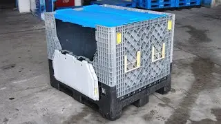 Reusable Plastic Pallet Container Collapsible Pallet Crate