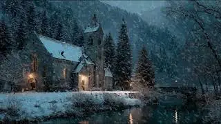 Relaxing Snowstorm Ambience with Natural Wind and Snowfall Sounds for Sleep, Focus and Tranquility