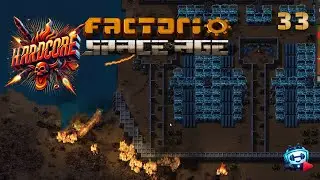 💥 HARDCORE ⚙️ Factorio Space Age - Death World | #33 | Let's Play
