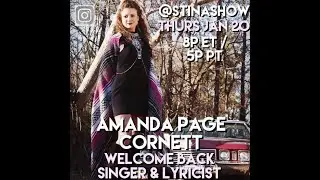Amanda Page Cornett SINGER & Lyricist LIVE on the STINA SHOW