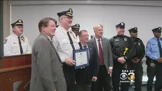 SEPTA Transit Police Receive Above And Beyond Award From United States Department Of Defense