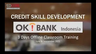 EDCORE Offline Training, Credit Skill Development, OK Bank Indonesia