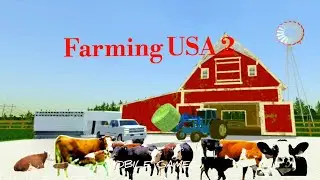 Farming USA 2, Como Comprar y alimentar Vacas  Para Criar terneritos. MOBILE GAMES.