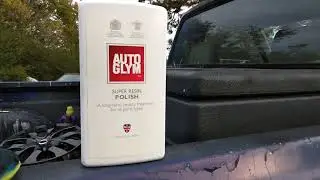 autoglym super resin polish test on faded dark blue paint insane gloss