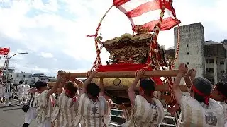 津呂のあばれ神輿　2024.10.27(日)  王子宮秋祭り　高知県室戸市