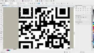 CorelDraw X8 block QR Code Solve