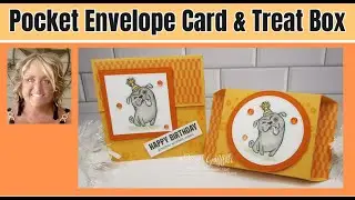 🔴 Pocket Envelope Card and No Adhesive Treat Box Ensemble