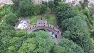 Cleveland Pools, Bath - aerial film footage