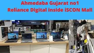 Laptop desktops computer show room at Gujarat Ahemdabad in ISCON MAAL . Reliance digital apertment.