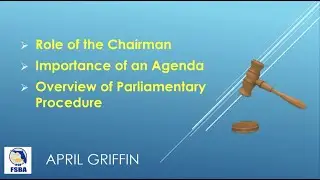 Parliamentary Rules Training Session