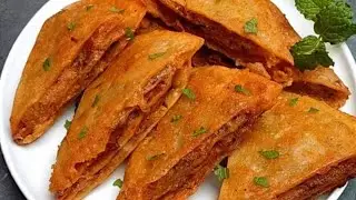 আলু আর ময়দা দিয়ে মচমচে নাস্তা 😋 | বিকেলের সেরা রেসিপি | Santa’s Kitchen🤤#yummy #cooking #recipe 