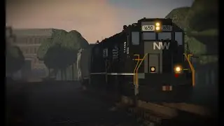 (4K) Chasing NS 1650 SD40-2 (NW Nose) in Southline District #norfolksouthern #nsrailfans #sd40 #4k