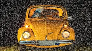 Автомобильный кемпинг под дождем - сон в дождливую ночь