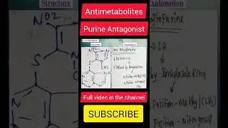 Azathioprine Structure tamil explanation || Medicinal Chemistry - 2 Tamil || B.Pharm ||