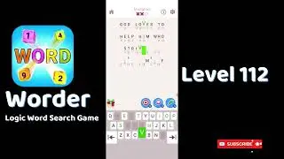 Worder Level 112 | Worder Logic Word Search Level 112 Answers
