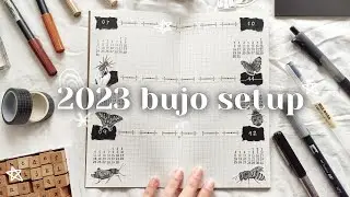 new 2023 bullet journal setup ft. Ana Lu&iacute;sa