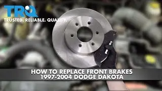 Как заменить передние тормоза на Dodge Dakota 1997-2004 годов