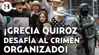 ¡Michoacán bajo fuego! Grecia Quiroz toma la alcaldía de Uruapan en medio de amenazas criminales