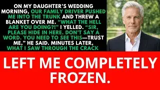 “Don’t Say A Word. Trust Me.” The Driver Pushed Me Into The Trunk On My Daughter’s Wedding Morning.