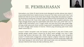 Perilaku Jerapan Fosfor (Langmuir) Di Tanah Ultisol
