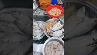 Bangda, Bombil, Mandeli Fish Cleaned #shorts #youtubeshorts #fishcleaned #shortsfeed