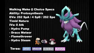 How To Use PARADOX SUICUNE / WALKING WAKE | Pokemon Scarlet & Violet Moveset Guide