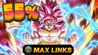 HOW GOOD IS THE *NEW* DFE LR STR SSJ4 GOKU (DAIMA) AT 55% W/O DUPES? (DBZ: DOKKAN BATTLE)
