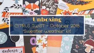 Unboxing - Citrus Twist - October 2018 