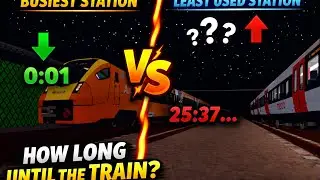 Most Used vs Least Used Station – How Long Until the Train Comes? 😱 (Stepford County Railway Roblox)