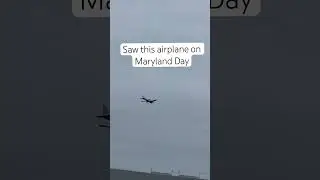 Saw this airplane on Maryland Day. #marylandday #airplane #yt #shortvideo #shorts