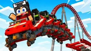 Sådan Byggede Jeg Den FEDESTE Roller Coaster I Minecraft!