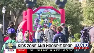 Children celebrate the new year in downtown Mobile