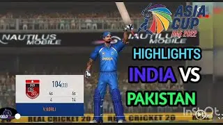 India versus Pakistan Asia Cup Match | RC 20 gameplay