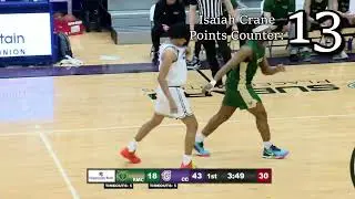 Isaiah Crane 36 POINT PREFORMANCE Carroll College vs Rocky Mountain
