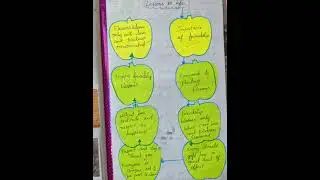 lessons in life poem 8 STD mind map