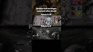 Patch 11.17 Akshan can no longer resurrect after death #shorts