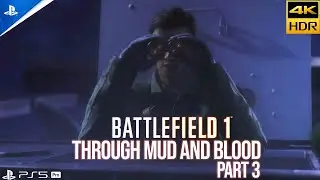 SNIPER IN THE SHADOWS | Battlefield 1 Through Mud and Blood  | Realistic Gameplay [4K HDR]