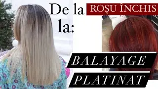 Cum să decolorezi părul roșcat, ca sa obții un BLOND PLATINAT ( fără să îți degradezi părul)