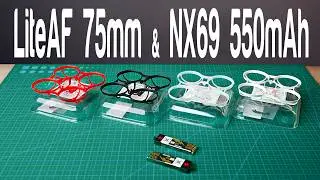 Рама Cockroach LiteAF 75 мм и аккумуляторы Nitro Nectar NX69 550 мАч!