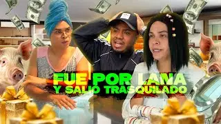 Fue por lana y salió trasquilado