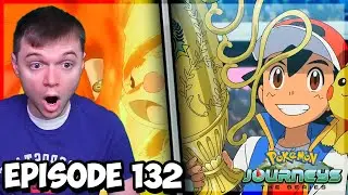 ASH VS. LEON FINALE! ASH DID IT! Pok&eacute;mon Journeys | Episode 132 Review & Reaction!