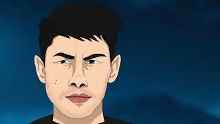 2D cartoon music video