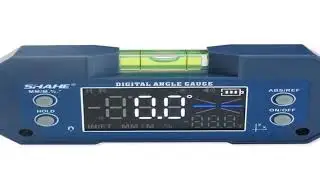 SHAHE MINI Magnetic Level Gauge Inclinometer Rechargable Angle Protractor Dual Axis Digital Angle Fi