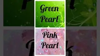 Green pearl vs pink pearl #fashion #youtubeshorts #trendingshorts #viralshorts