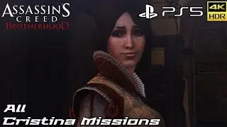 Assassin's Creed Brotherhood (PS5) 4K HDR - All Cristina Missions - Full Gameplay Walkthrough